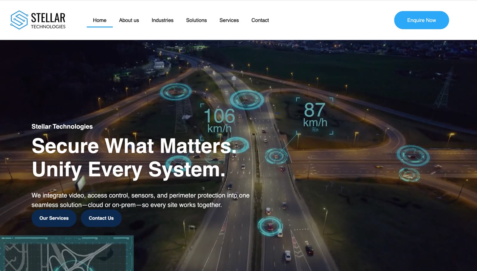 Stellar Technologies, security and systems integration site